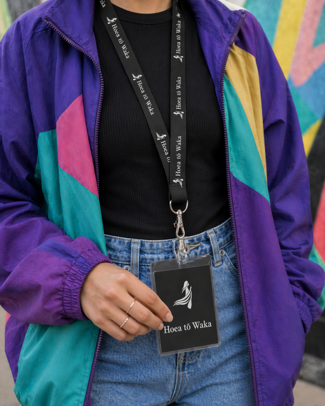Hoea tō Waka lanyard mockup