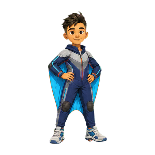 Hugo in the Night Comet wingsuit in a confident hero finish
